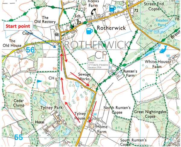 Attached is a small map showing the diversion. Obviously, if you're coming that way, give yourself a little more time.